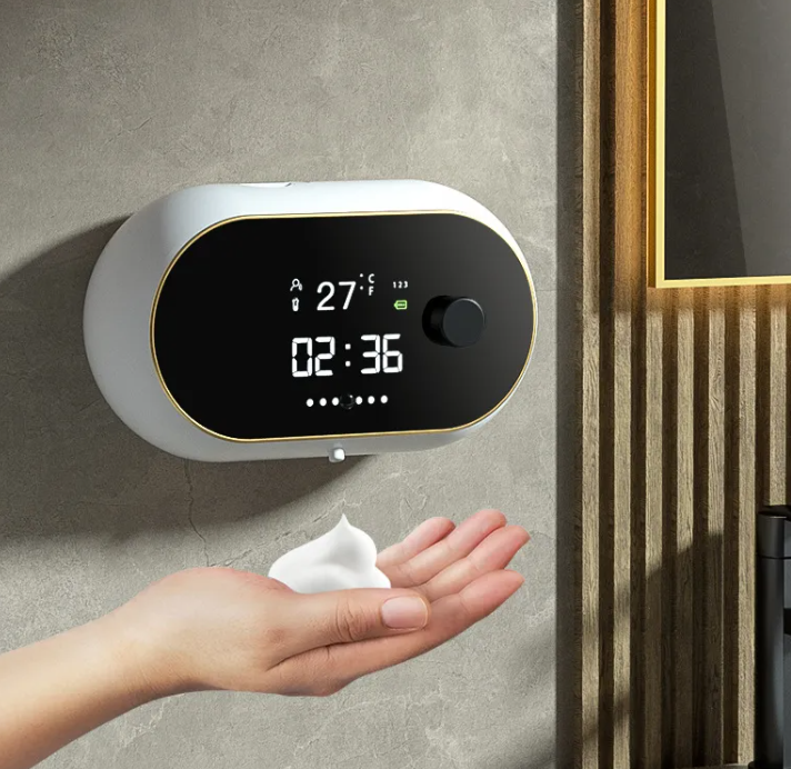 Dispensador de jabón espuma táctil recargable USB