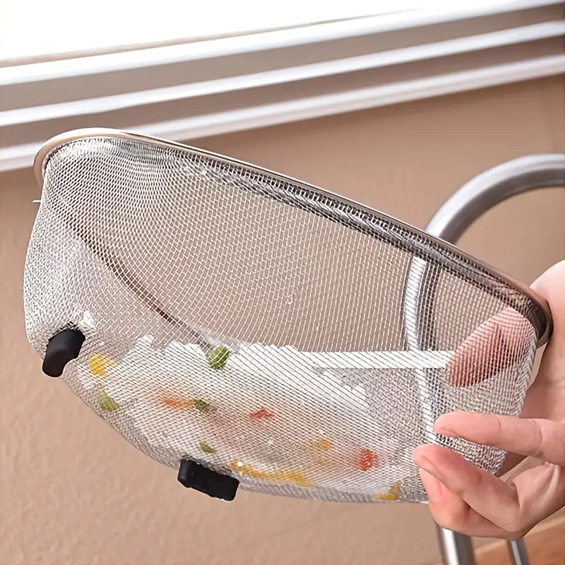 Cesta Drenadora de Esquina para Fregadero de Acero Inoxidable (1PC)