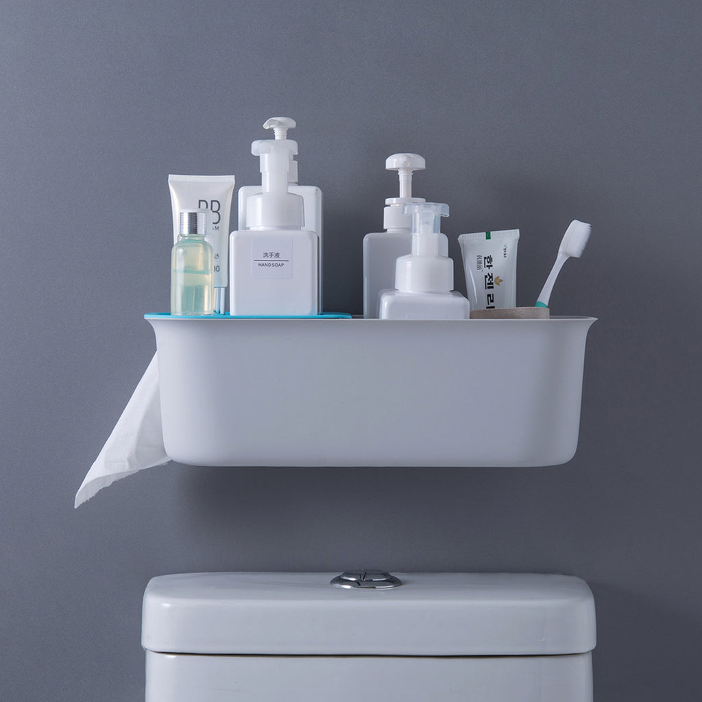 Estante de Baño con Ventosas (Sin Taladro)