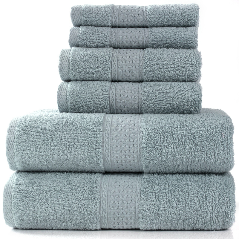 Set de 6 Toallas de Algodón 100%