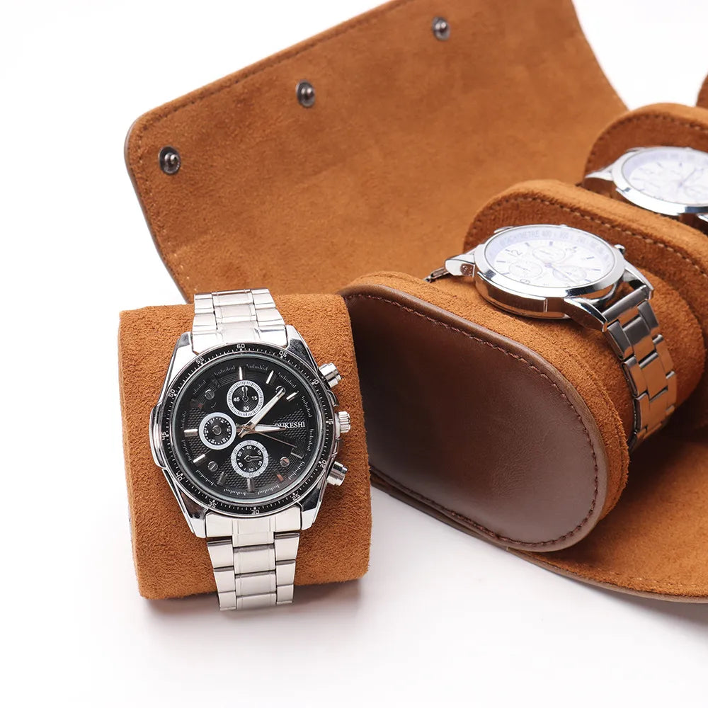 Estuche de Viaje para Relojes de 3 Ranuras