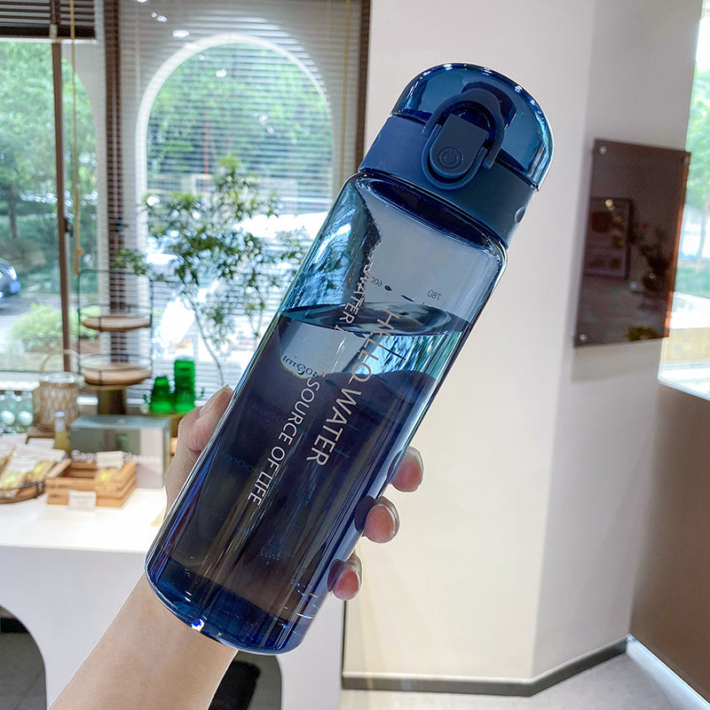 Botella de Agua Portátil a Prueba de Fugas con Pajilla (1pc)